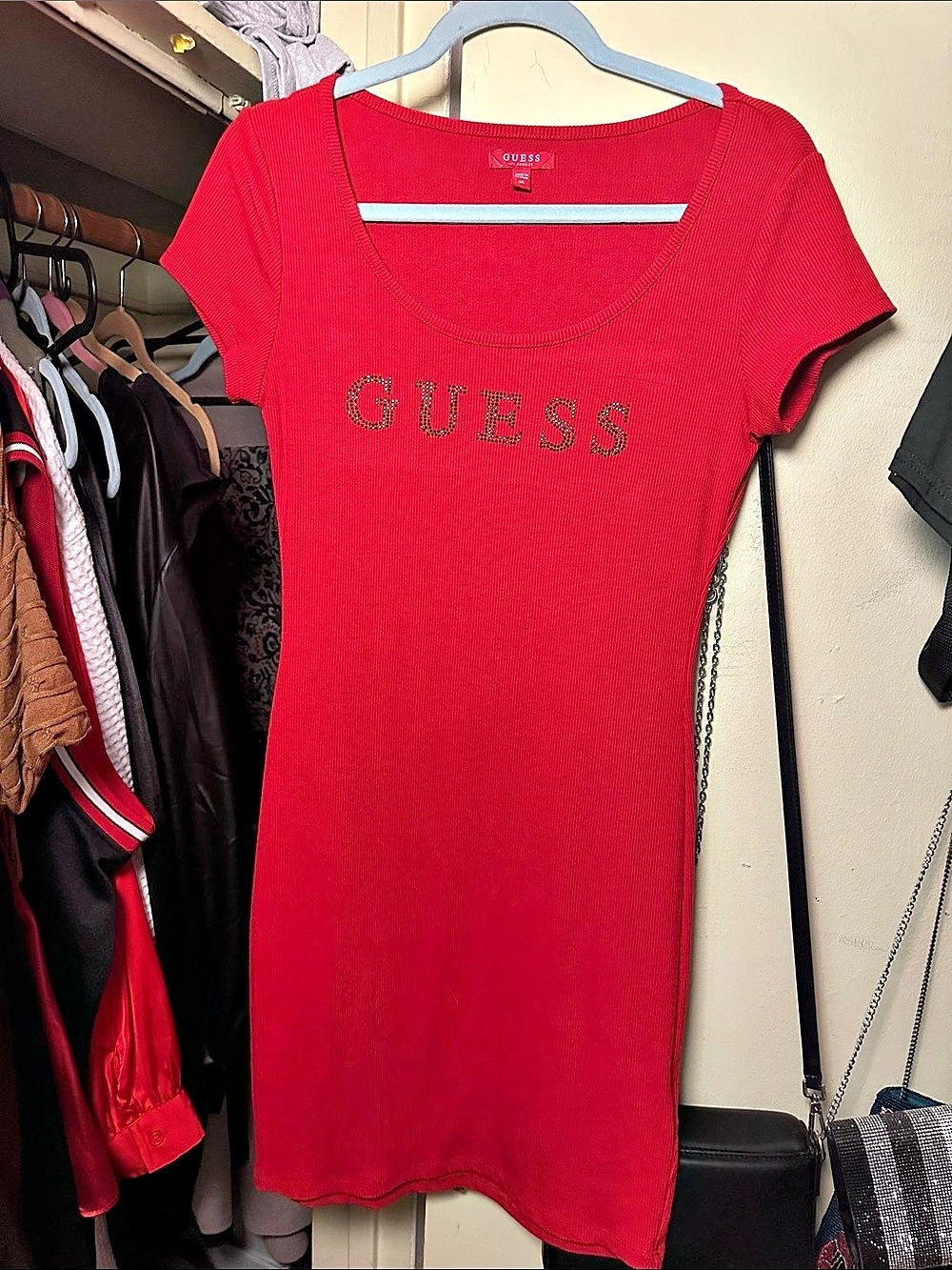 GUESS Red Mini Dress Like New